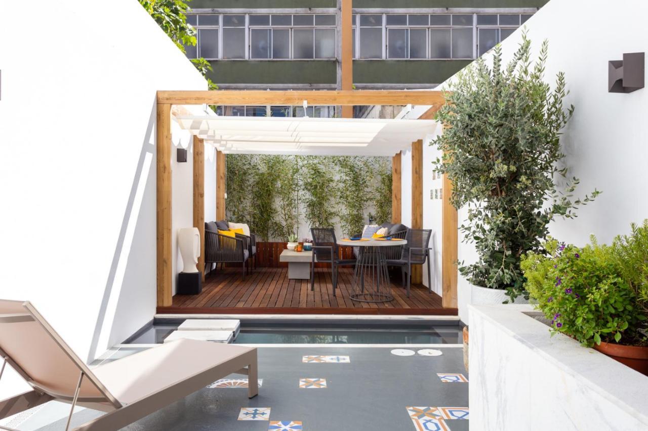 Stupendo- Two Rooms, Patio With Refreshing Pond-Center-Air Conditioning-Free Park Lisboa Eksteriør bilde