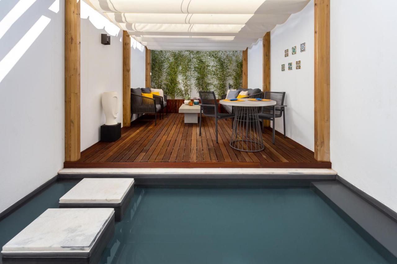 Stupendo- Two Rooms, Patio With Refreshing Pond-Center-Air Conditioning-Free Park Lisboa Eksteriør bilde