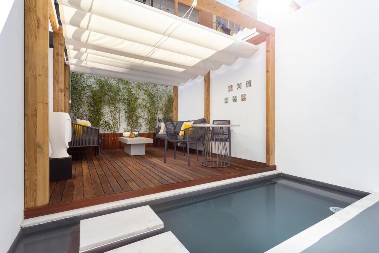 Stupendo- Two Rooms, Patio With Refreshing Pond-Center-Air Conditioning-Free Park Lisboa Eksteriør bilde